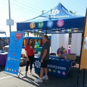 TPFactory Stall at Outdoor Event
