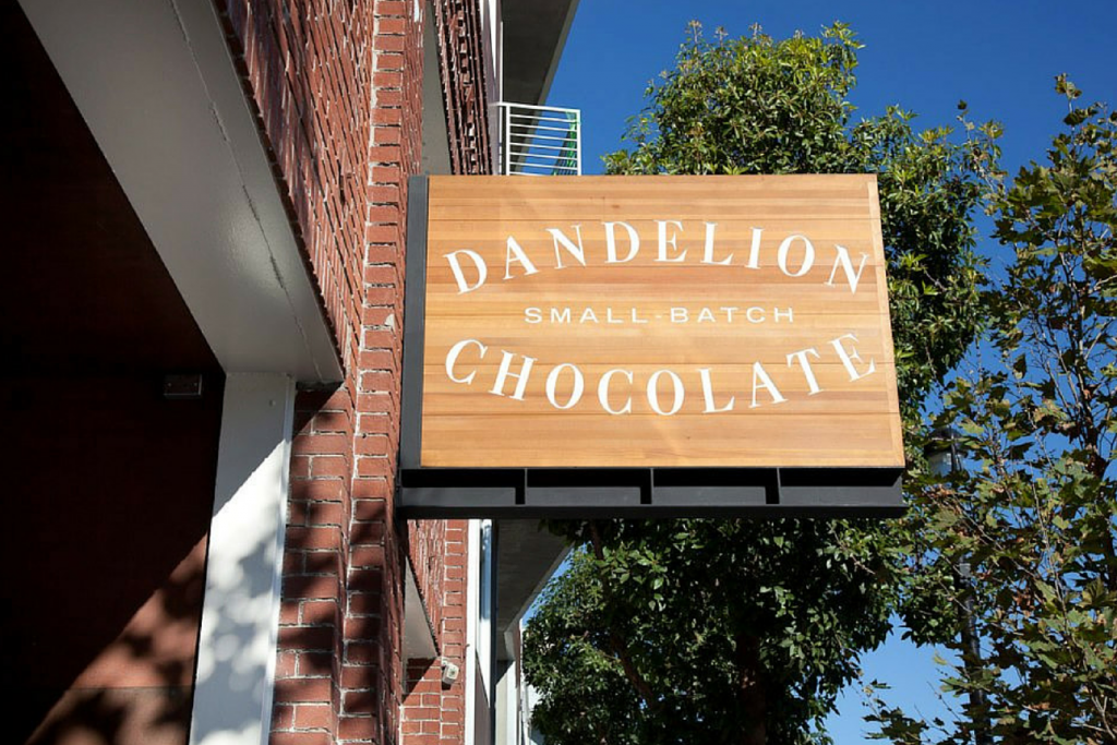 Dandelion Chocolate Factory Sign by Molly DeCoudreaux