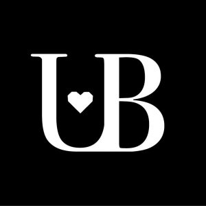 The letter U and B intertwined with a heart - the symbol of the company